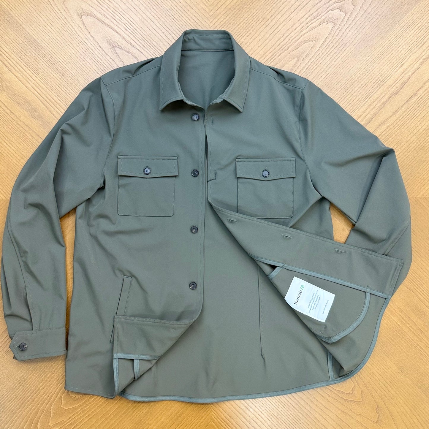 NEW COLOR / IDOL OVERSHIRT FOREST GREEN