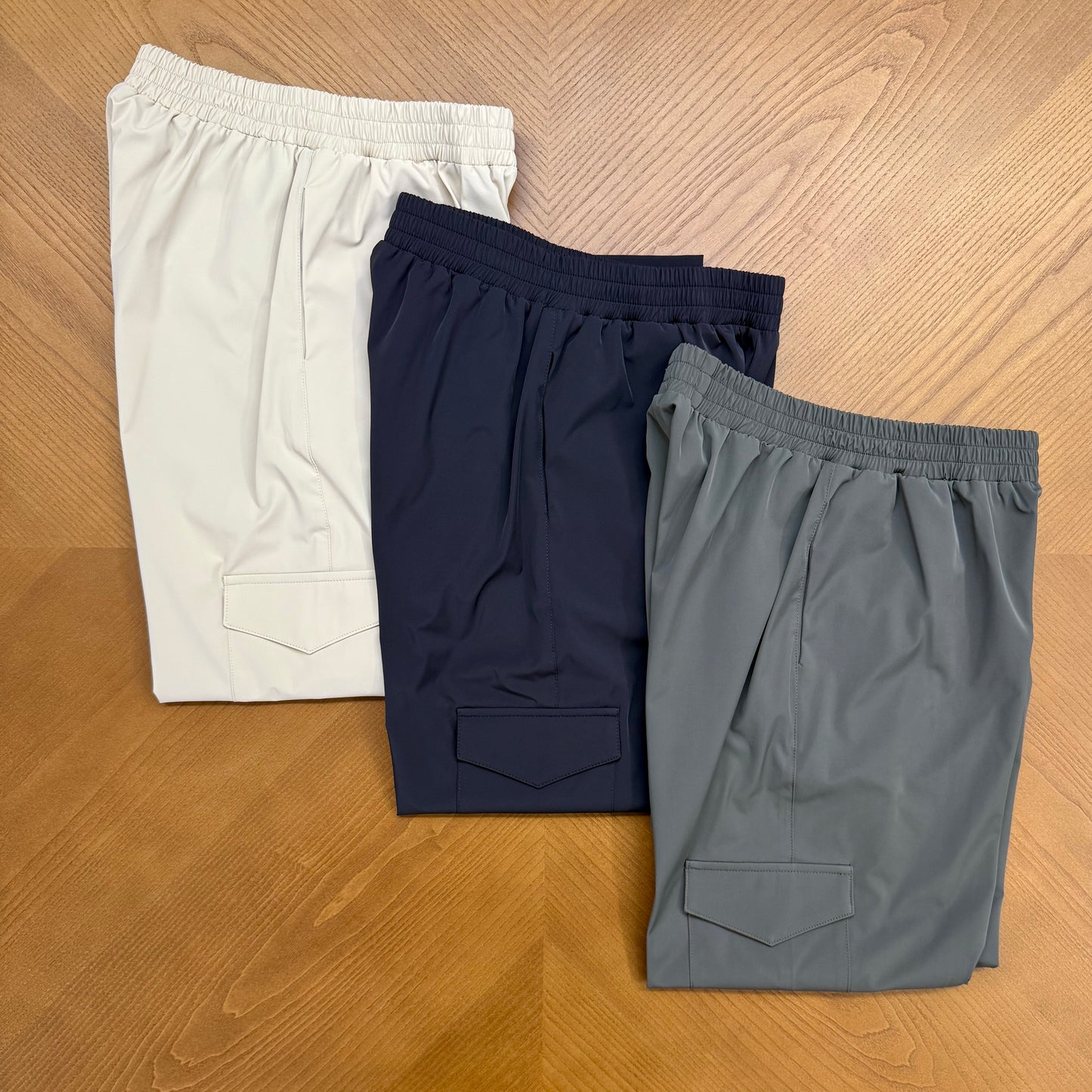 PANTALÓN DE GOMAS SAKAI BEIGE