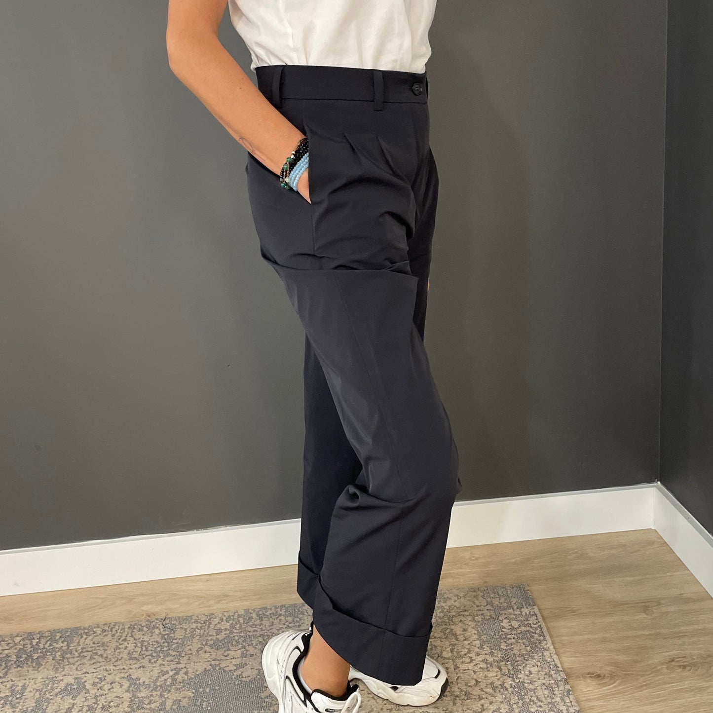 TECH WOMAN TROUSER NAVY