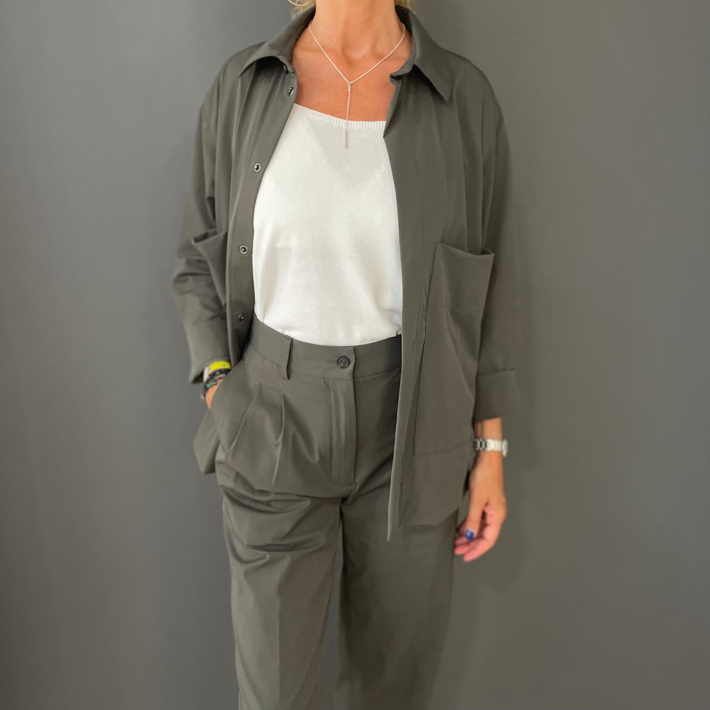 NEW / PANTALONE TECH WOMAN KAKI