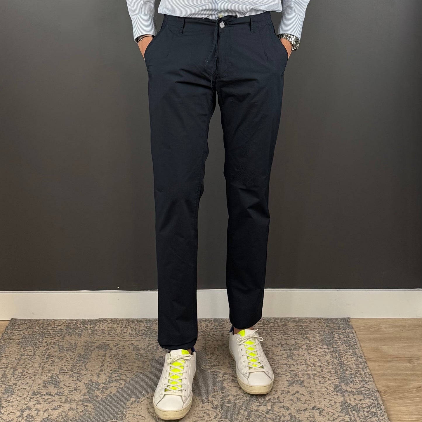 NUEVO / PANTALÓN TEXAS POPELINE STRETCH NAVY