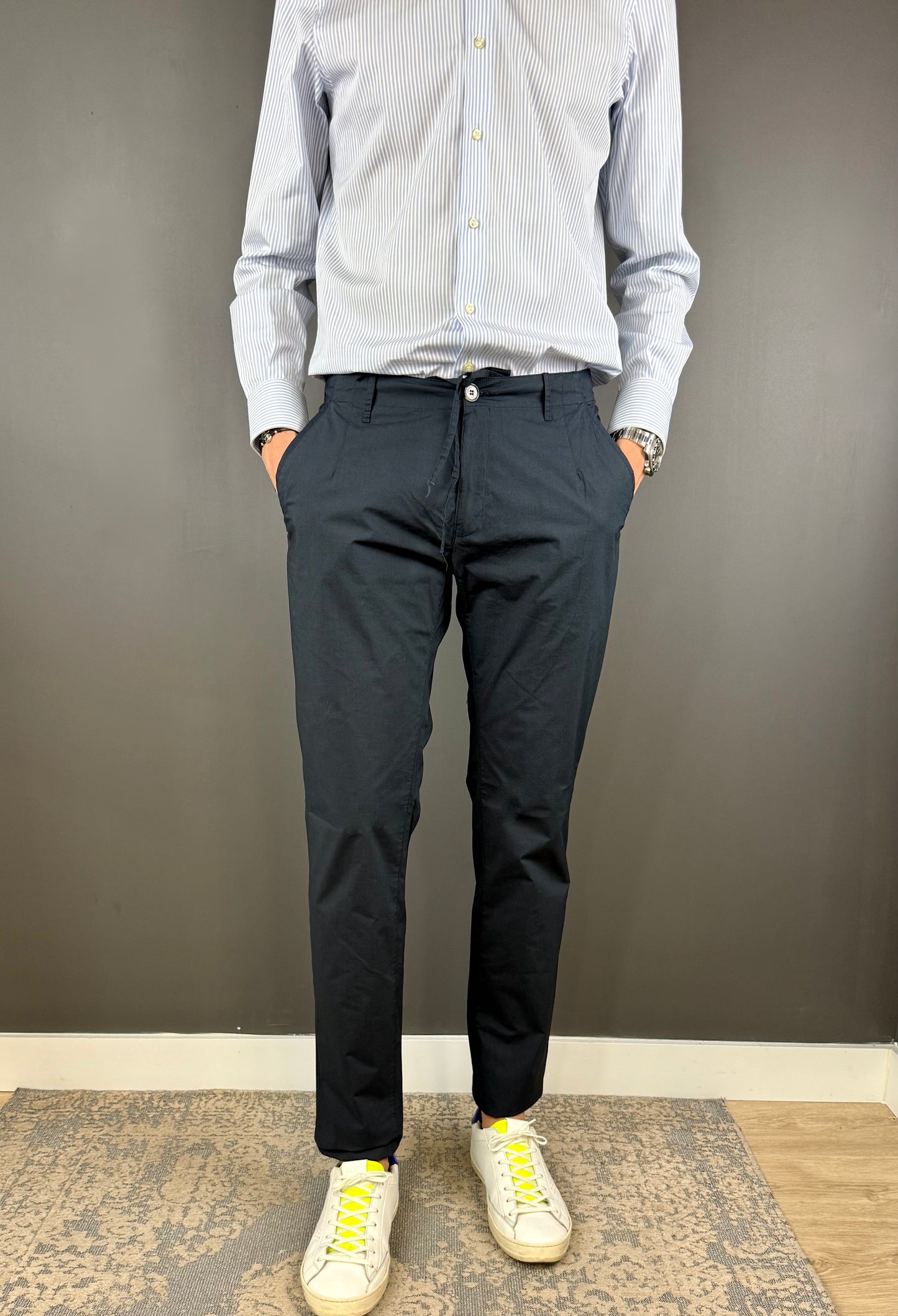 NUEVO / PANTALÓN TEXAS POPELINE STRETCH NAVY