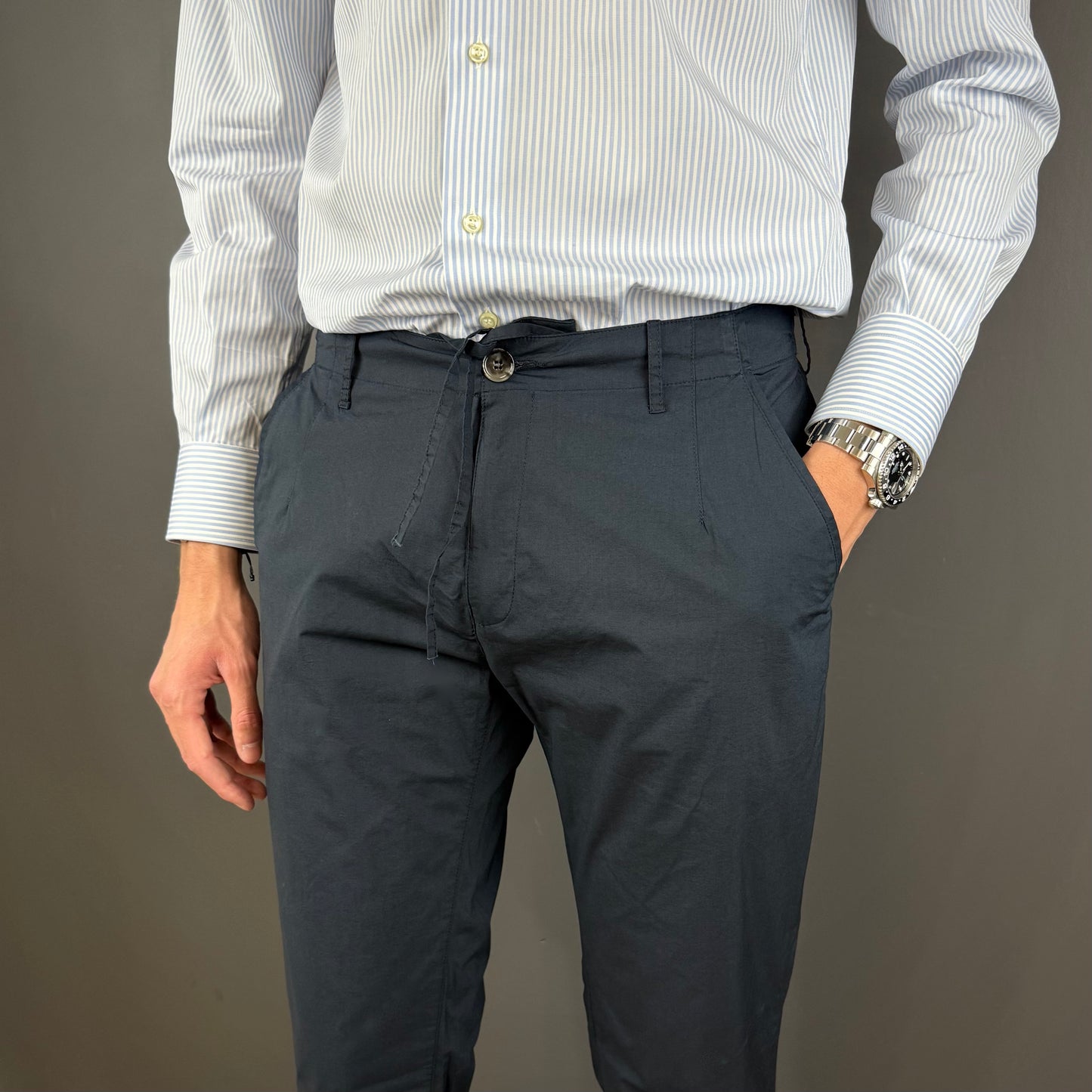 NUEVO / PANTALÓN TEXAS POPELINE STRETCH NAVY