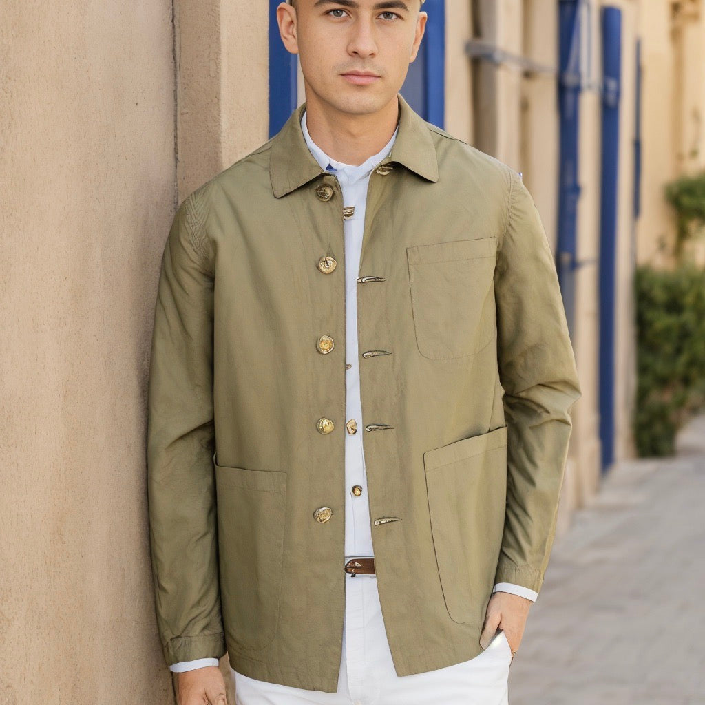 WORKER JACKET OLIVE GREEN