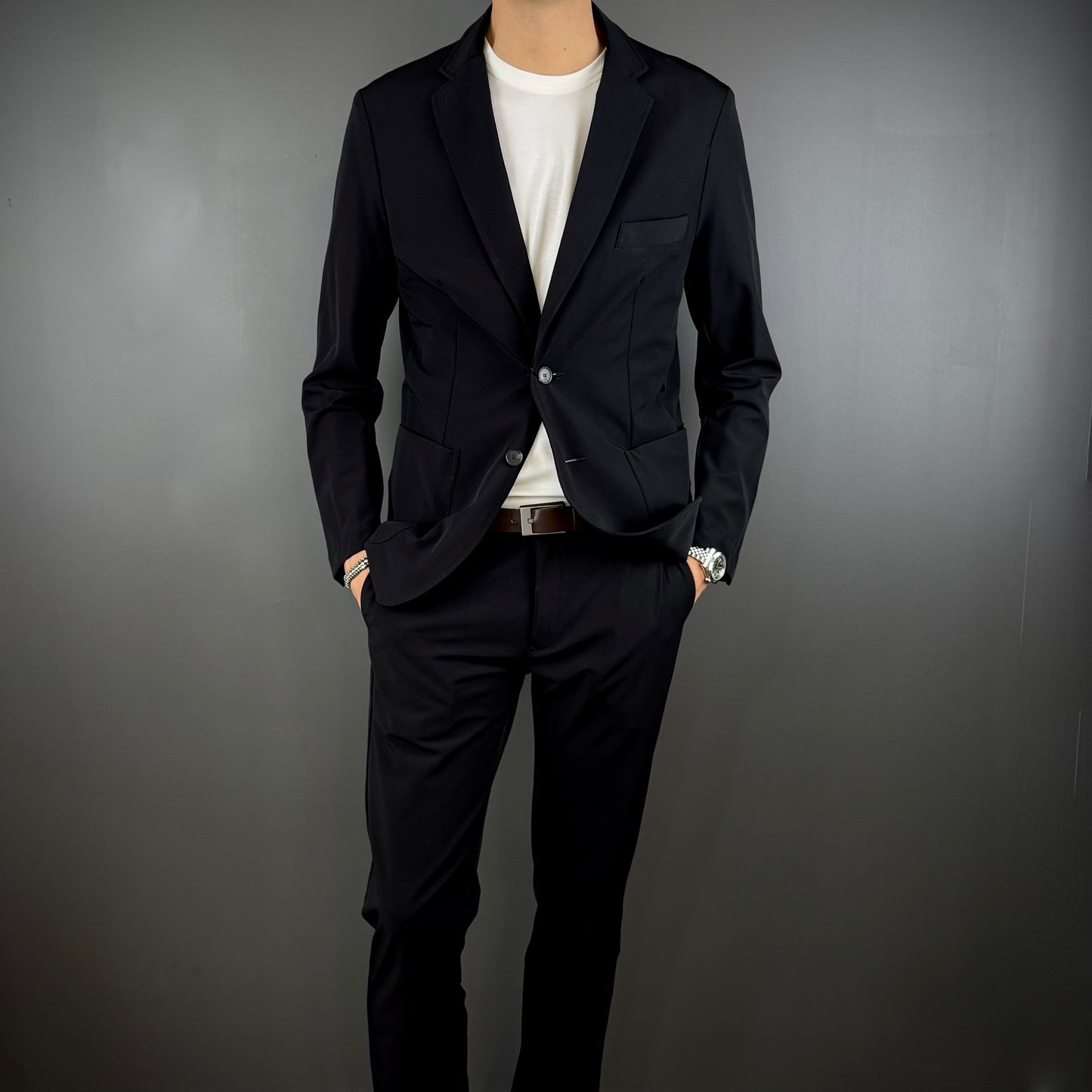 NEW COLOR / BLAZER 2B JOURNEY NEGRO