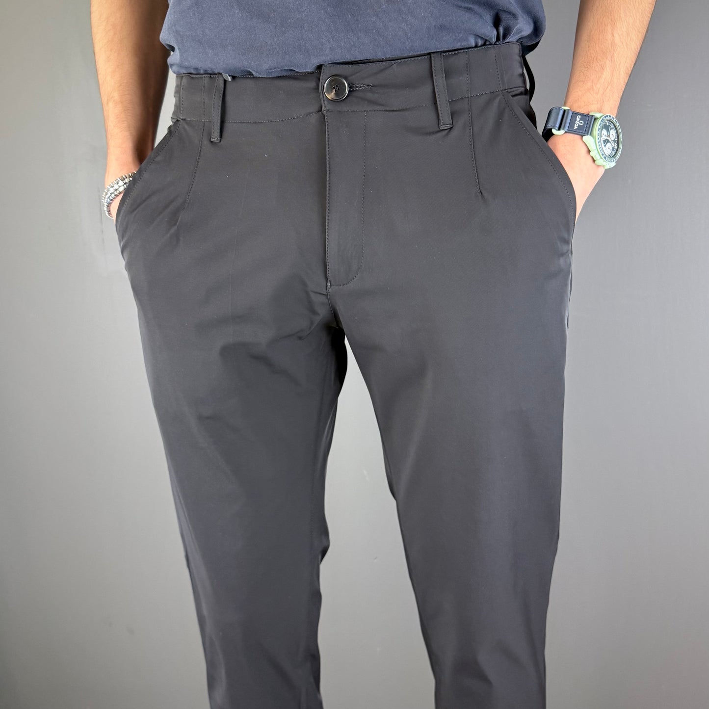 PANTALÓN ELÁSTICO TECH NEGRO