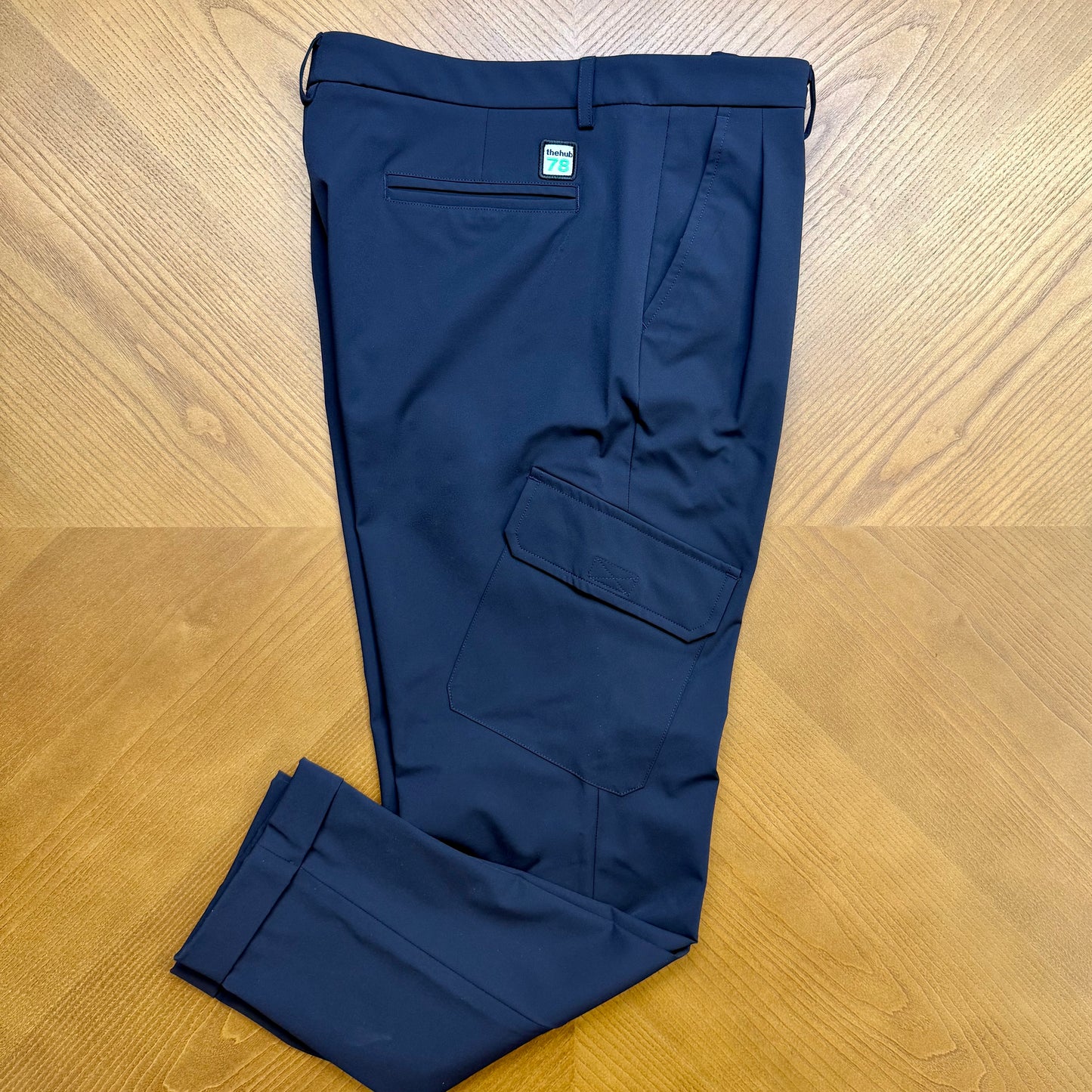 NUEVO / CROP CARGO 2 PINZAS NAVY