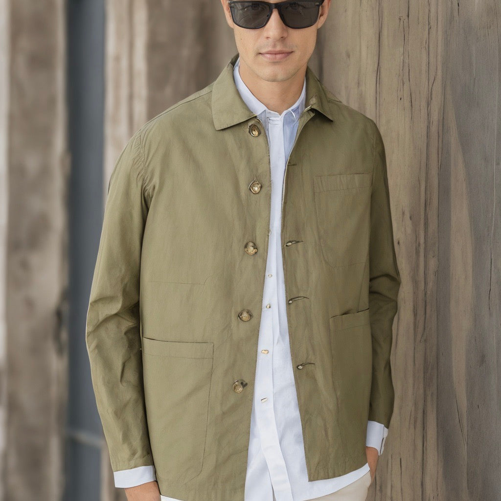 WORKER JACKET OLIVE GREEN