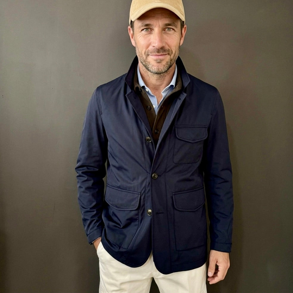 DAYTONA NYLON JACKET BLUE