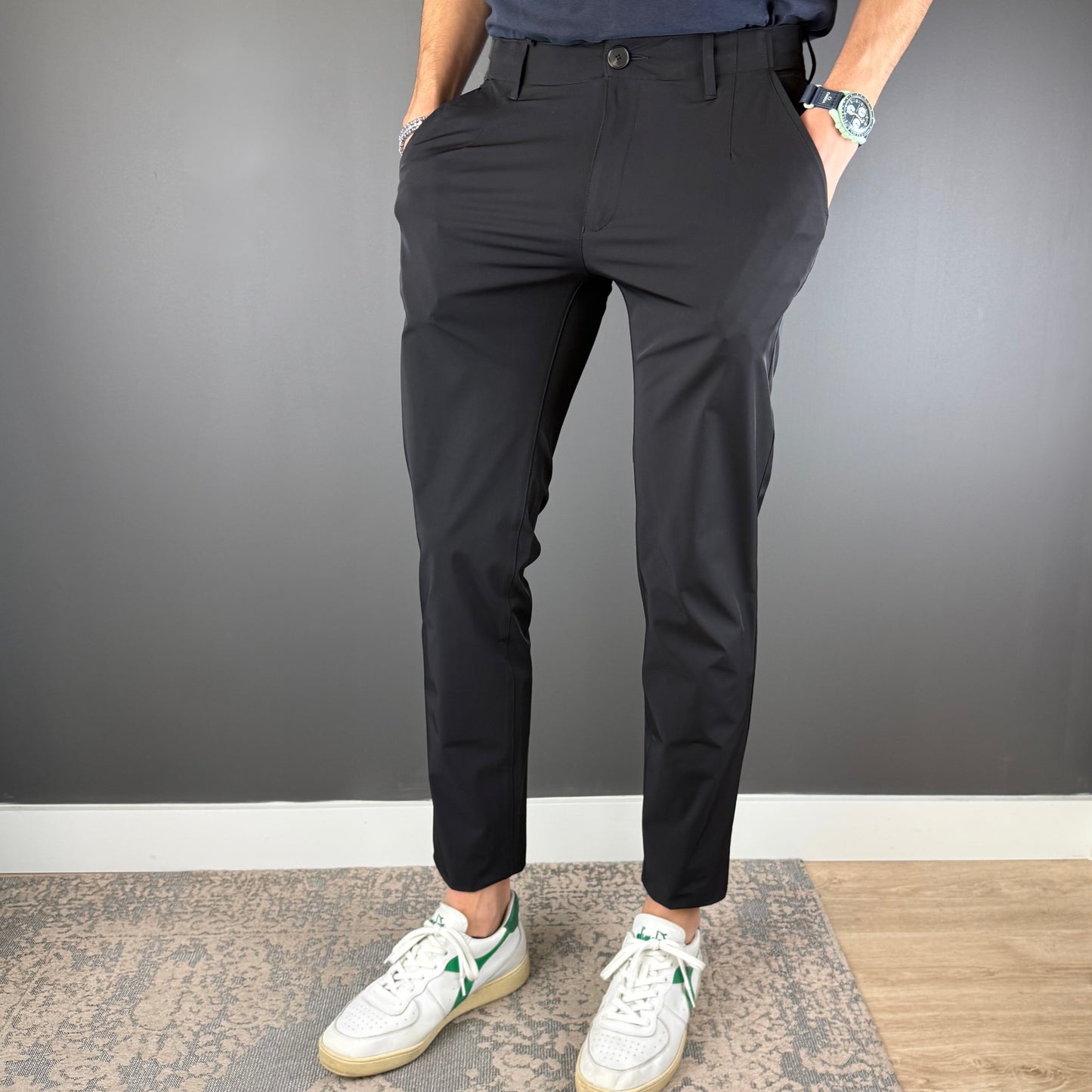 PANTALÓN ELÁSTICO TECH NEGRO
