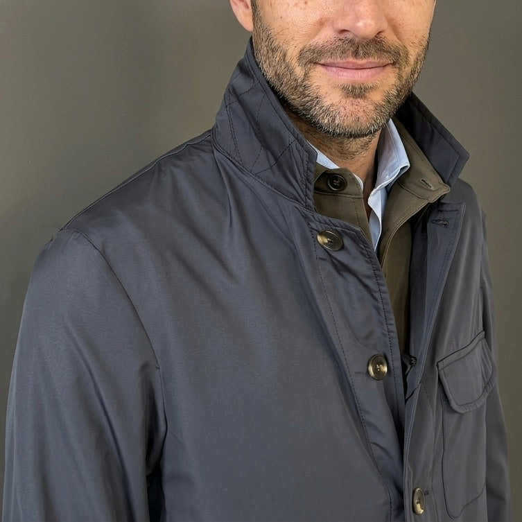 DAYTONA NYLON JACKET BLUE