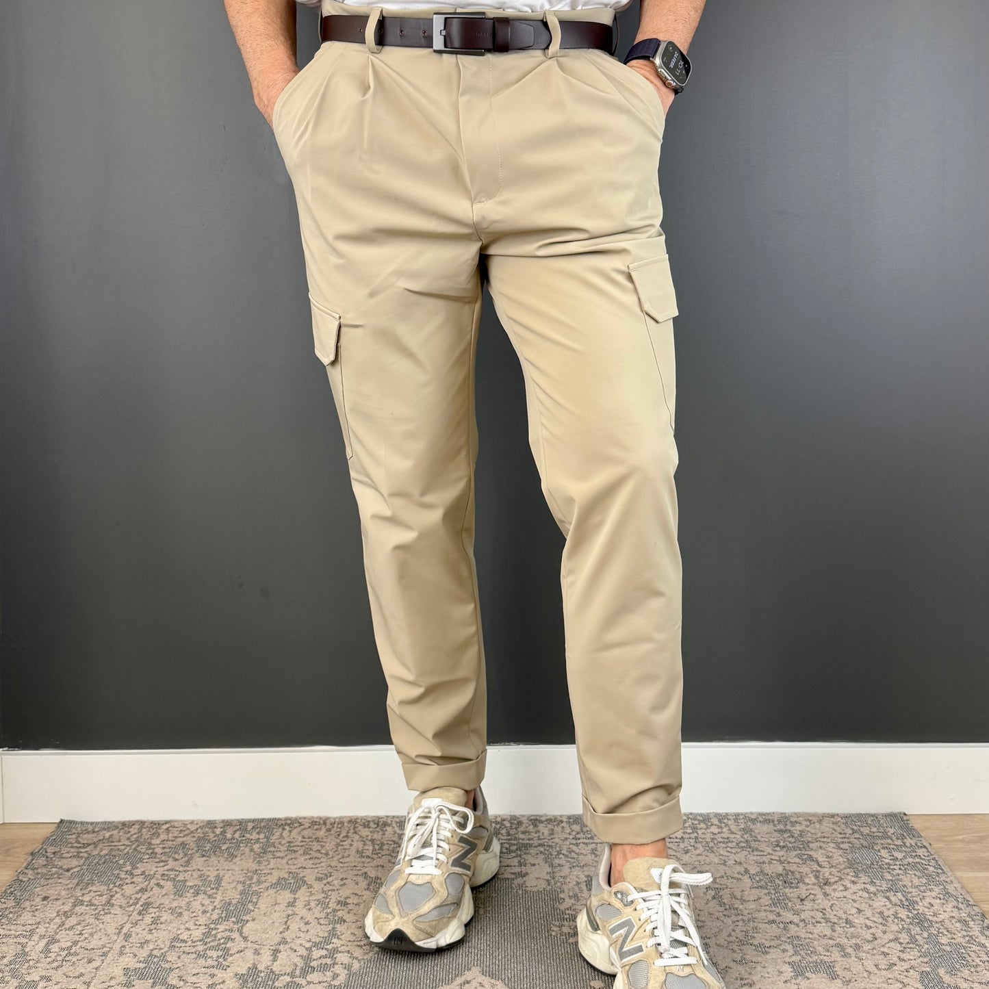 NUEVO / CROP CARGO 2 PINZAS ARENA