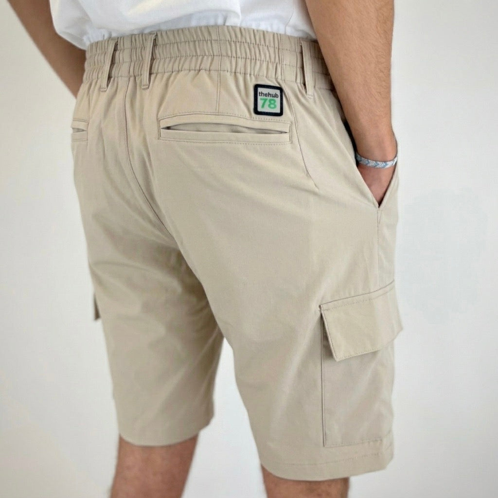 BERMUDA CARGO TECNICO BEIGE