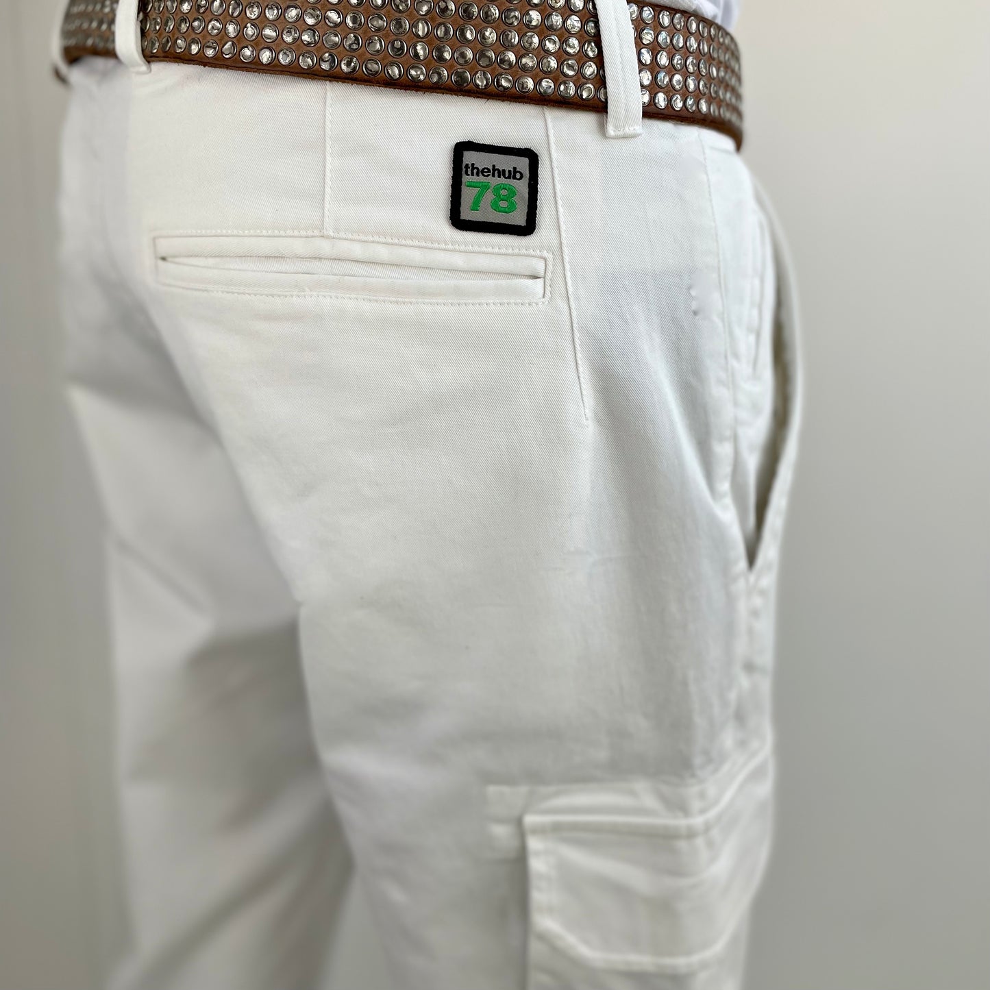 PANTALÓN CARGO WHITE