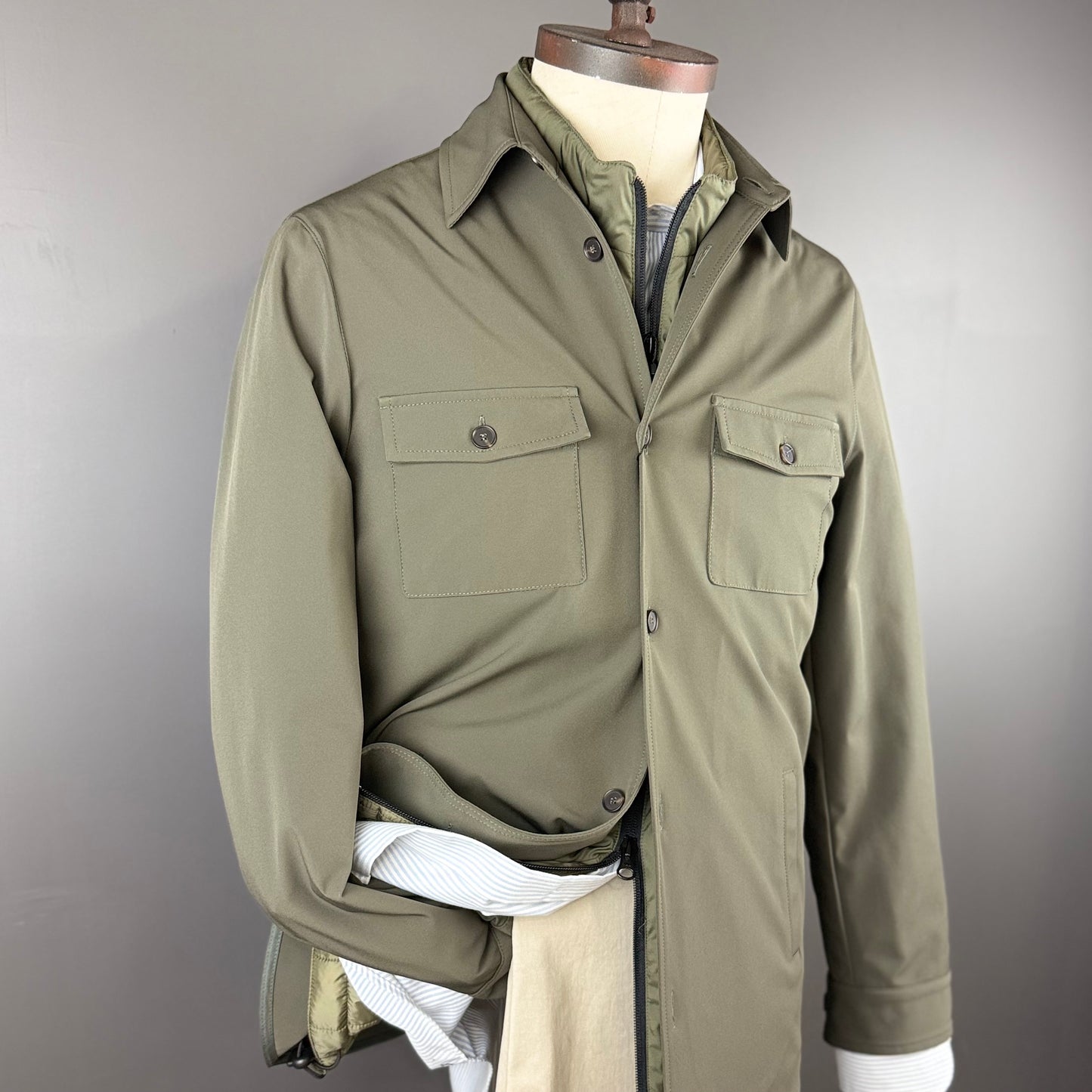 NEW COLOR / IDOL OVERSHIRT FOREST GREEN