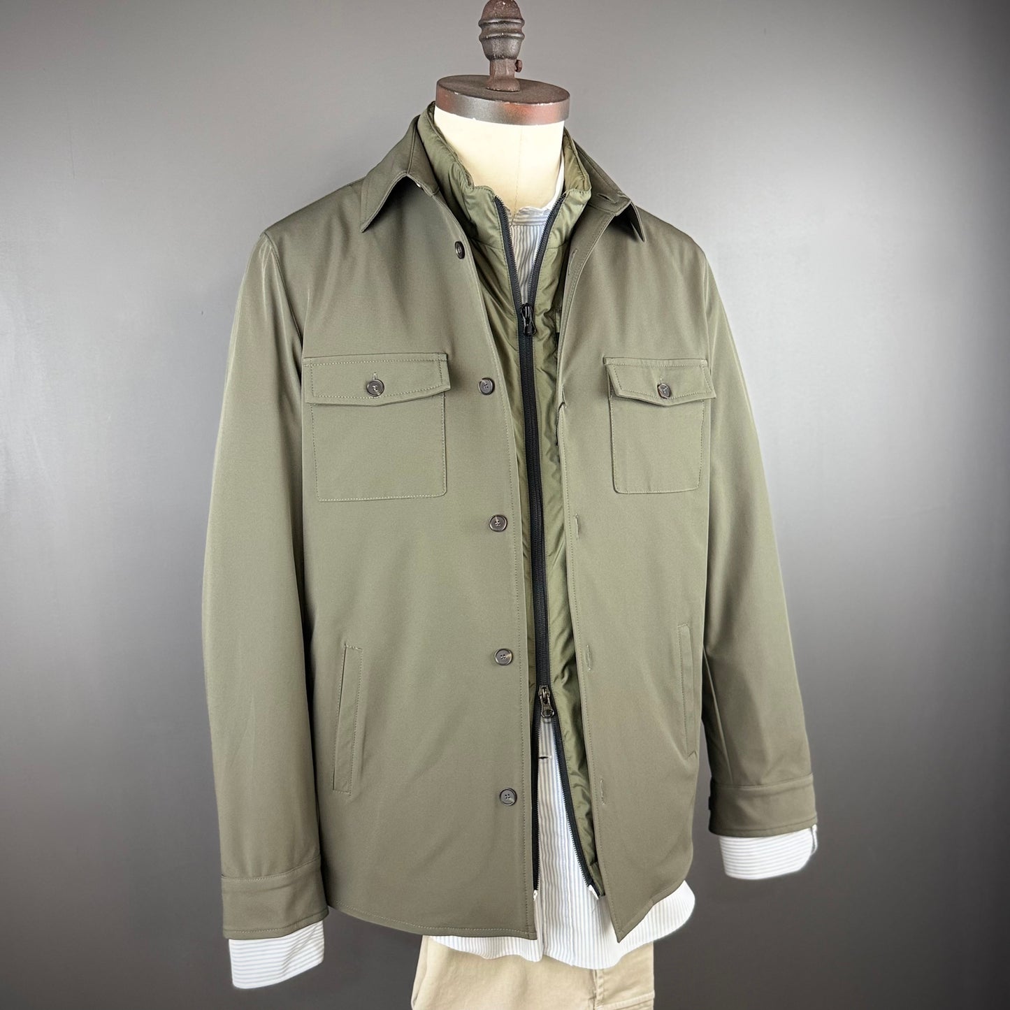 NEW COLOR / IDOL OVERSHIRT FOREST GREEN