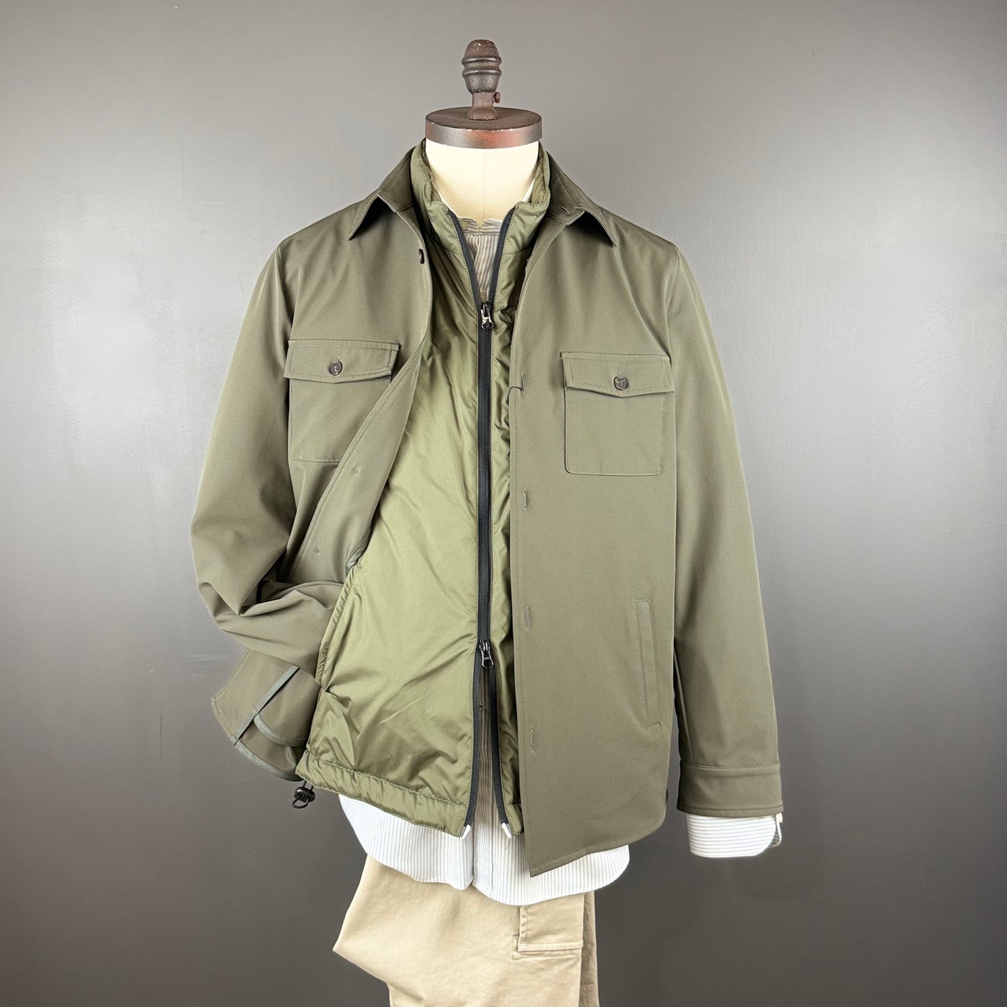 NEW COLOR / IDOL OVERSHIRT FOREST GREEN