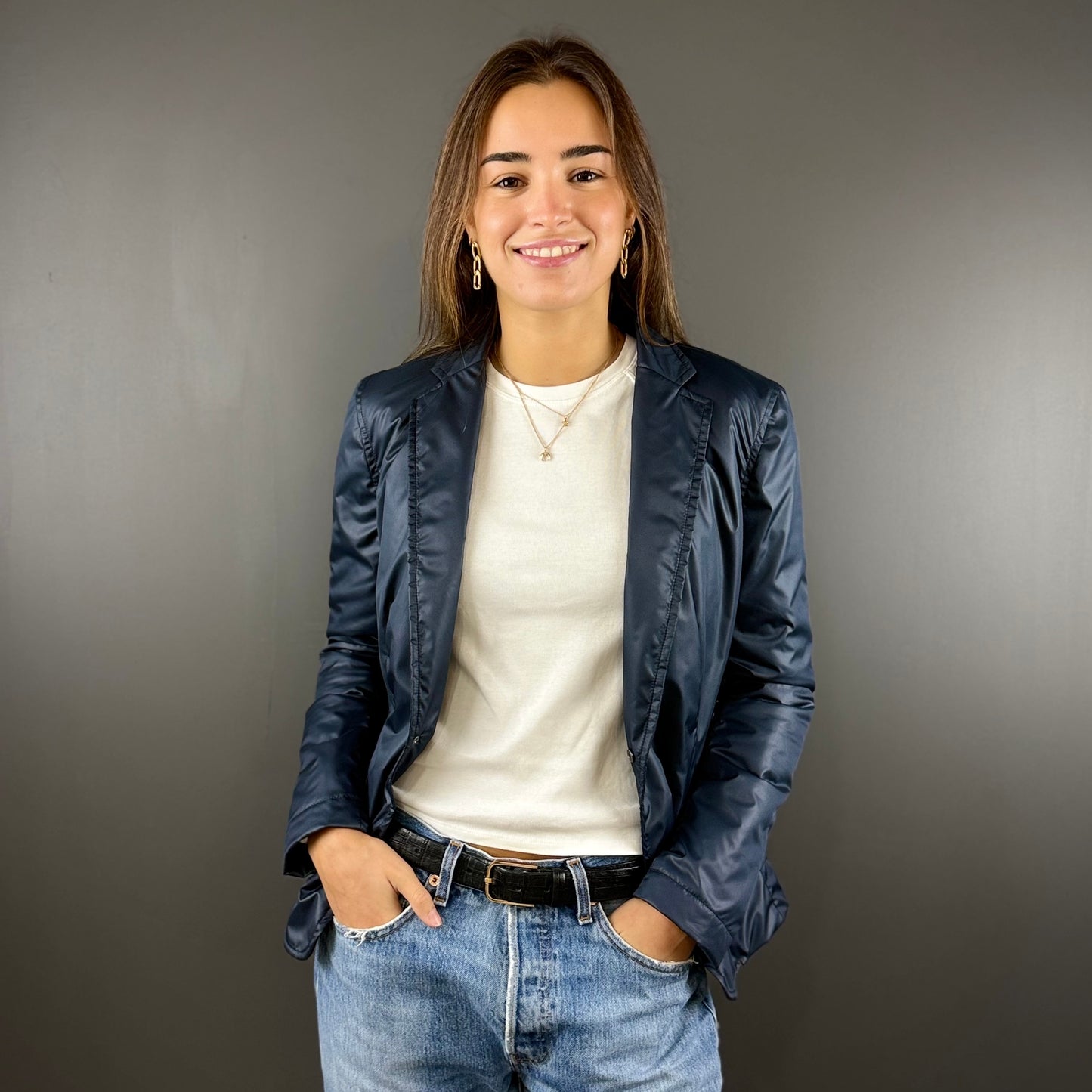 NEW / SHINE SNAP BLAZER