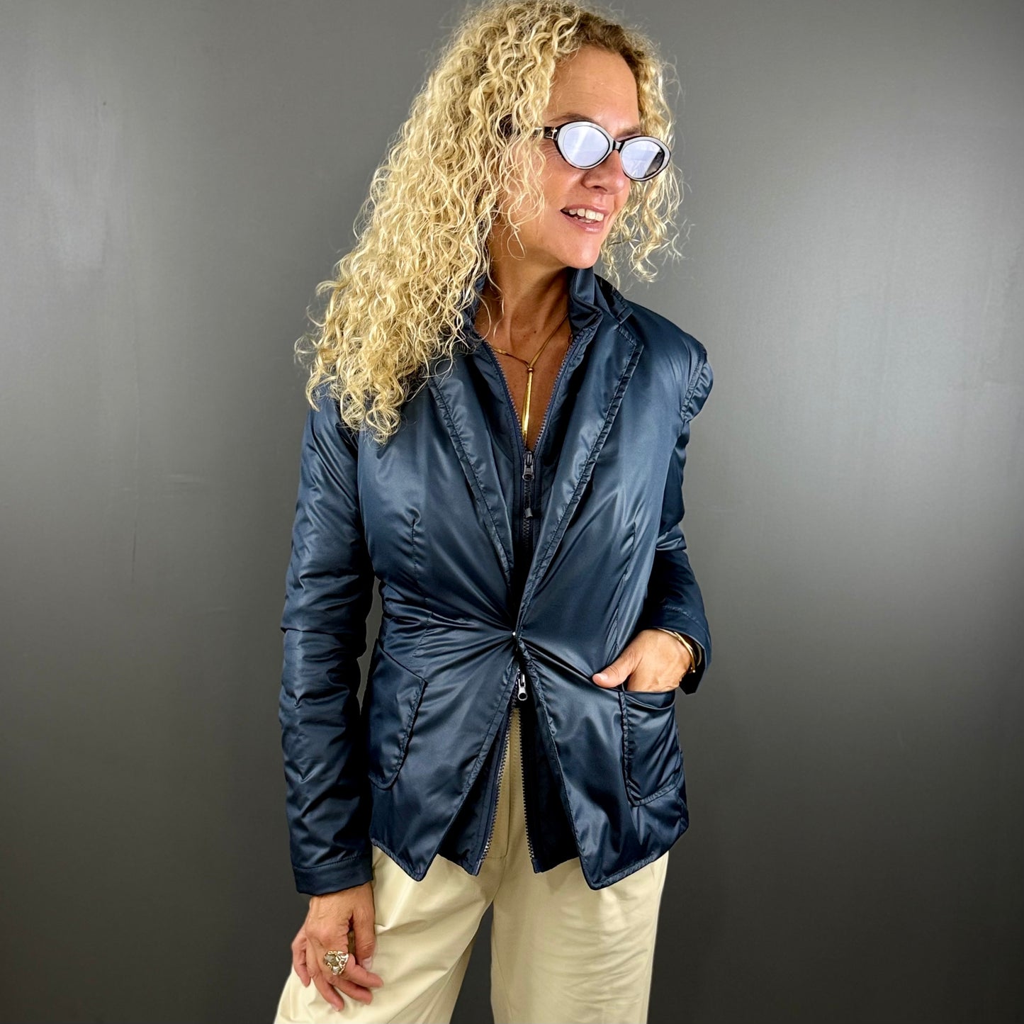 NEW / SHINE SNAP BLAZER