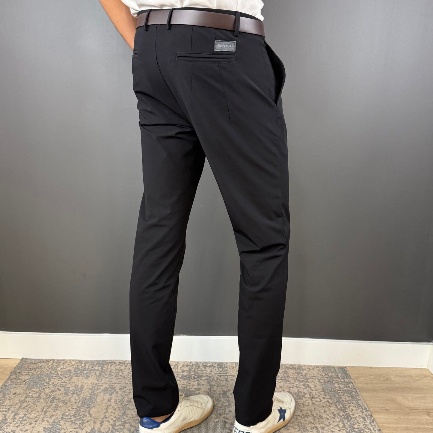 NEW / PANTALÓN CHINO ELÁSTICO JOURNEY NEGRO