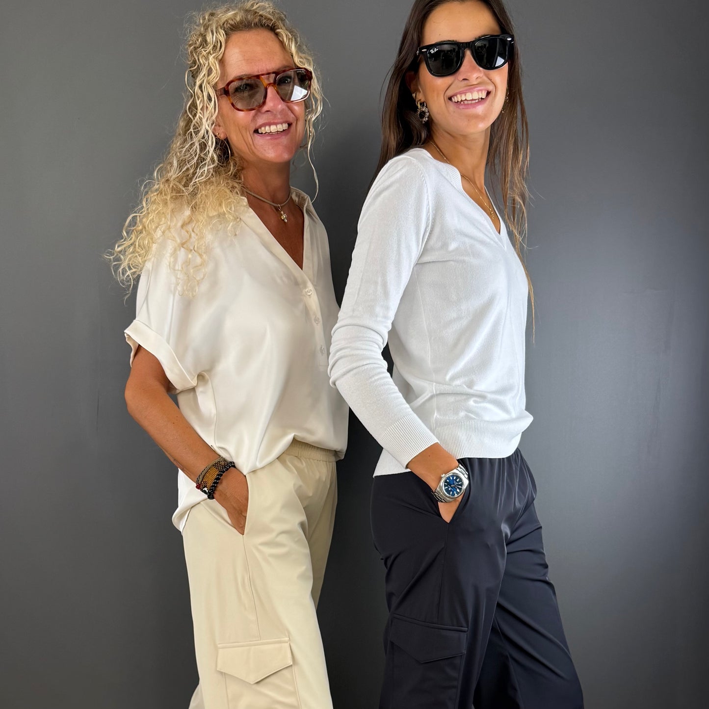 PANTALÓN DE GOMAS SAKAI BEIGE