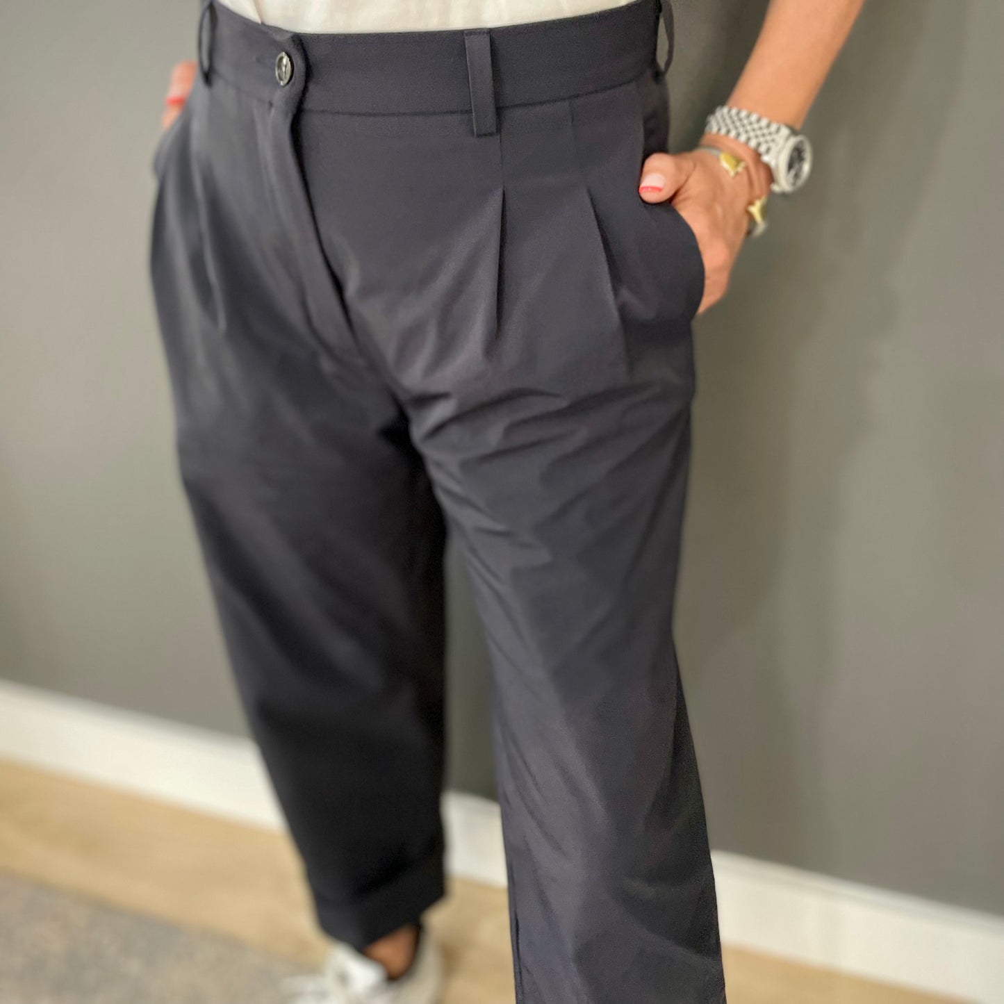 NEW / PANTALÓN TECH WOMAN NAVY