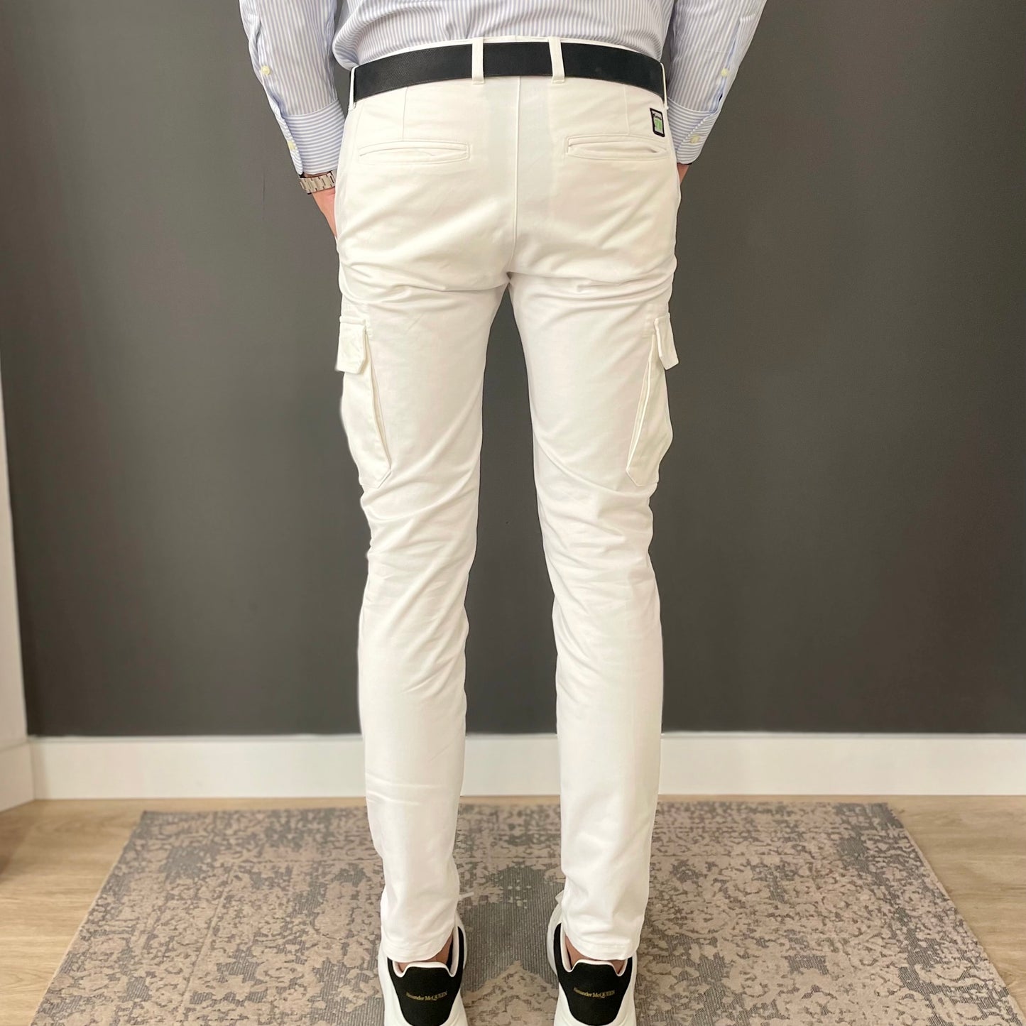 PANTALÓN CARGO WHITE