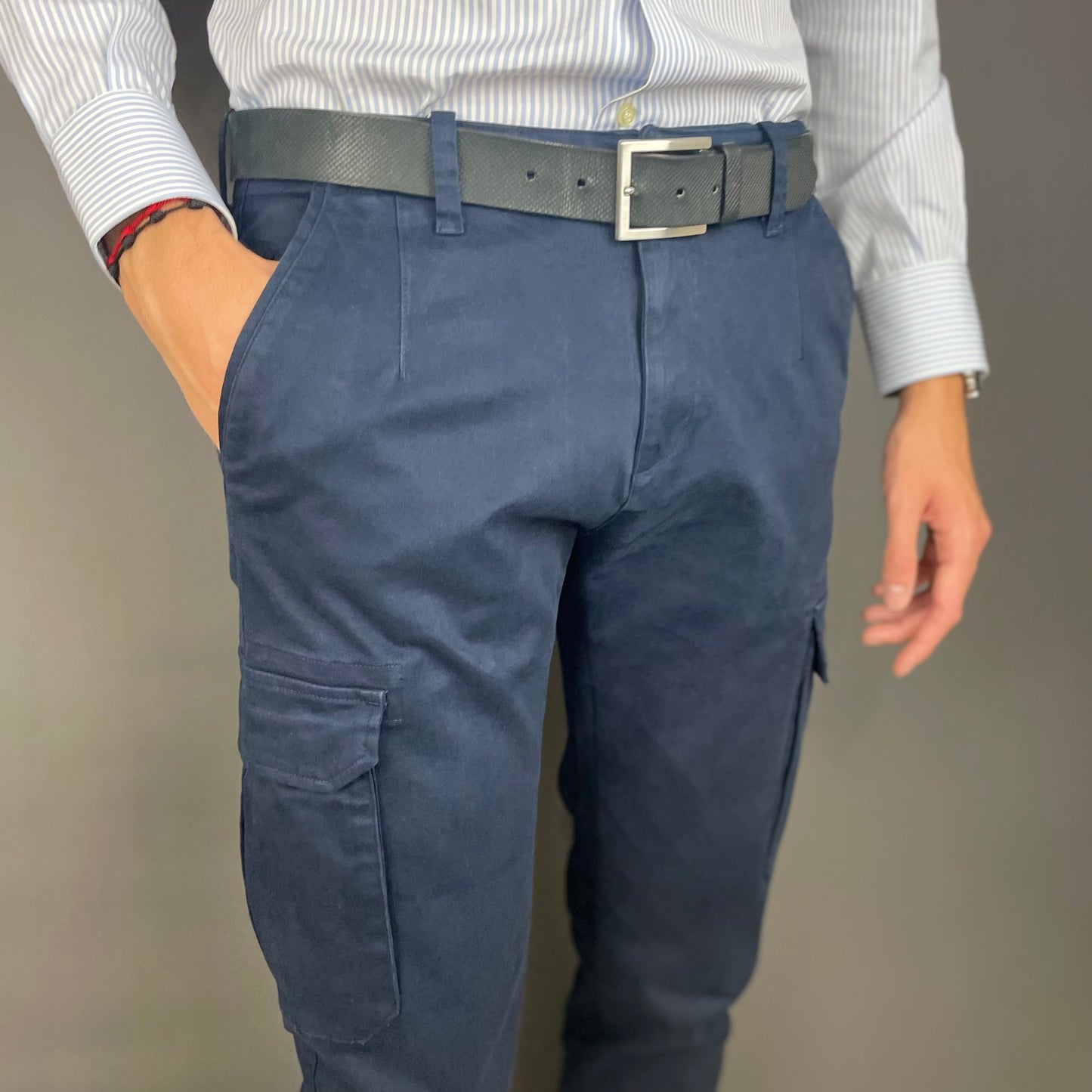 PANTALÓN CARGO NAVY