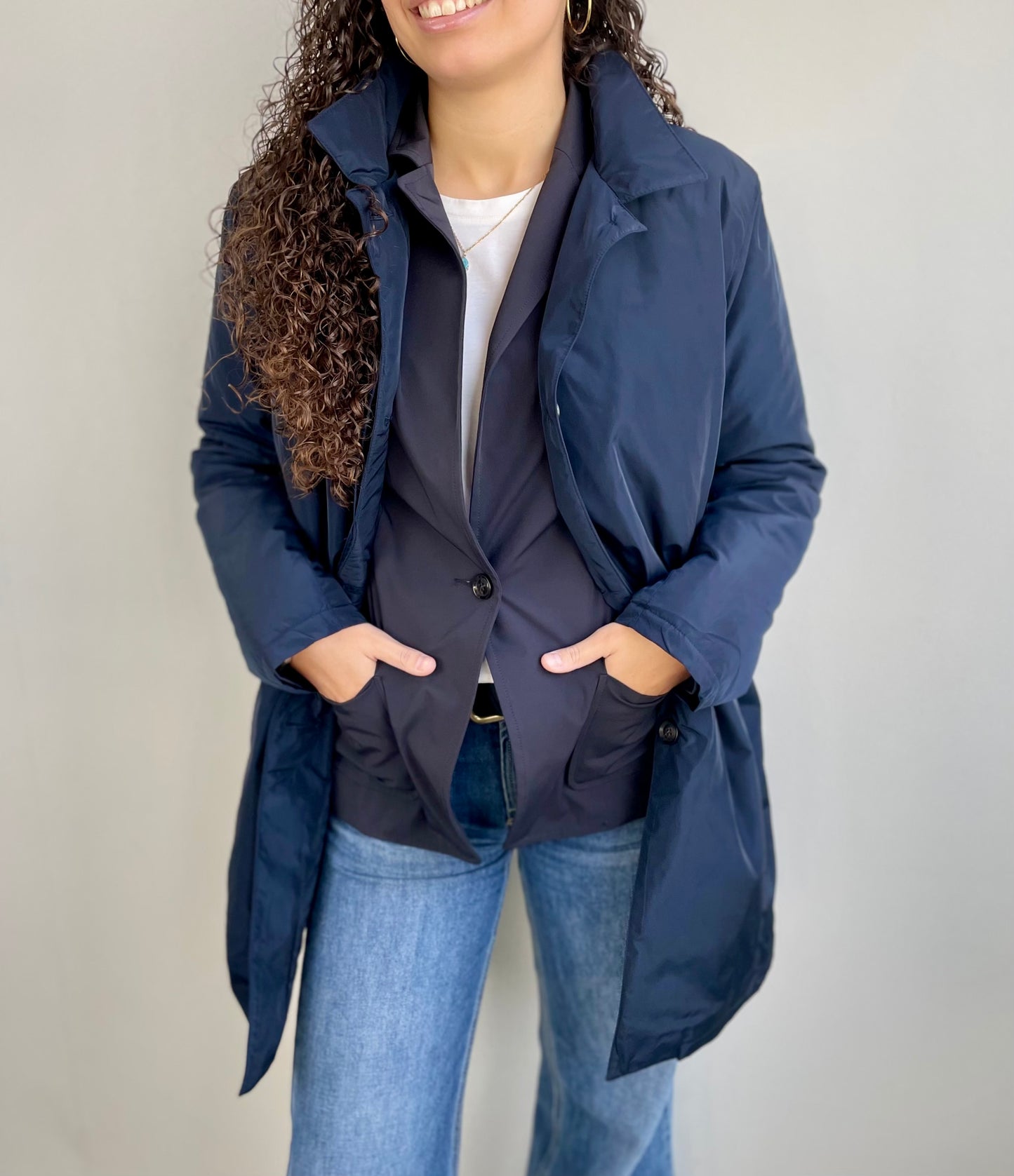 CHAQUETA CITY WOMAN NAVY